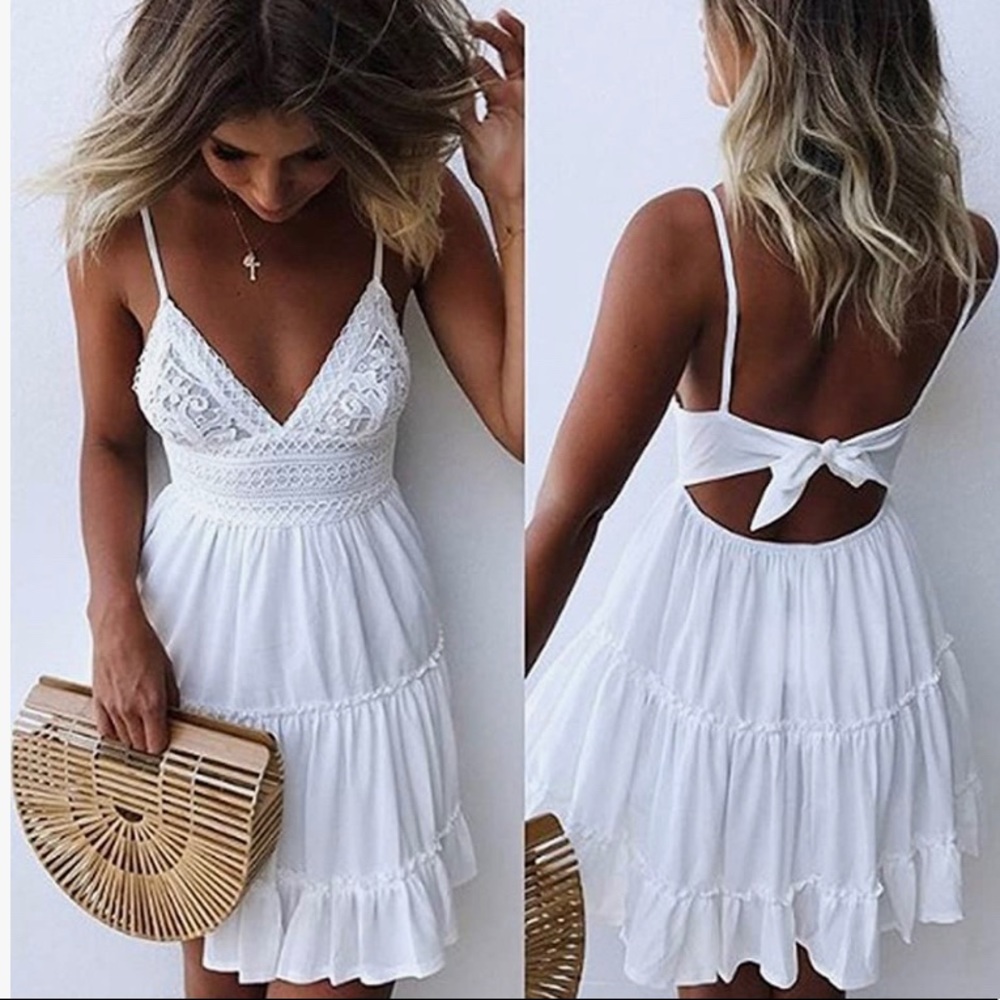 White summer dress
